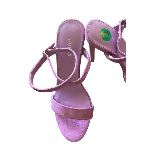 Ankle Wrap Heels By Guess Suede Women's 7.5‎ *NWT - Picture 4 of 7